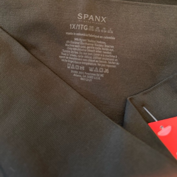 NWT Spanx Look at Me Now Seamless Side Zip leggings Size 1X Dark Olive Green - Picture 10 of 10